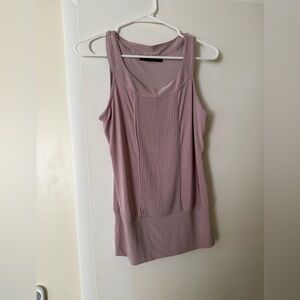 Women's Sleeveless Pleated Top - Pink